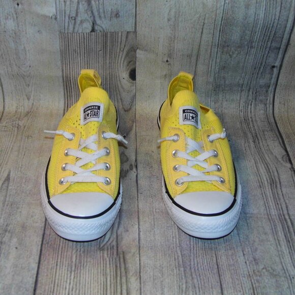CONVERSE Chuck Taylor All Star Shoreline Knit Butter Yellow Sneakers Womens 8.5 - Picture 3 of 7